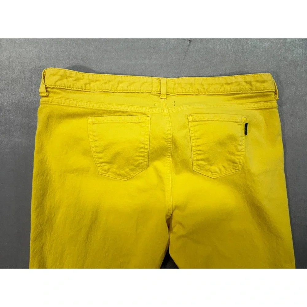 Vintage The North Face Yellow Denim Jean Style Pants Size 36